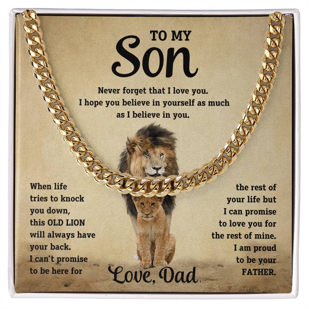 To My Son, Never Forget That I Love You
