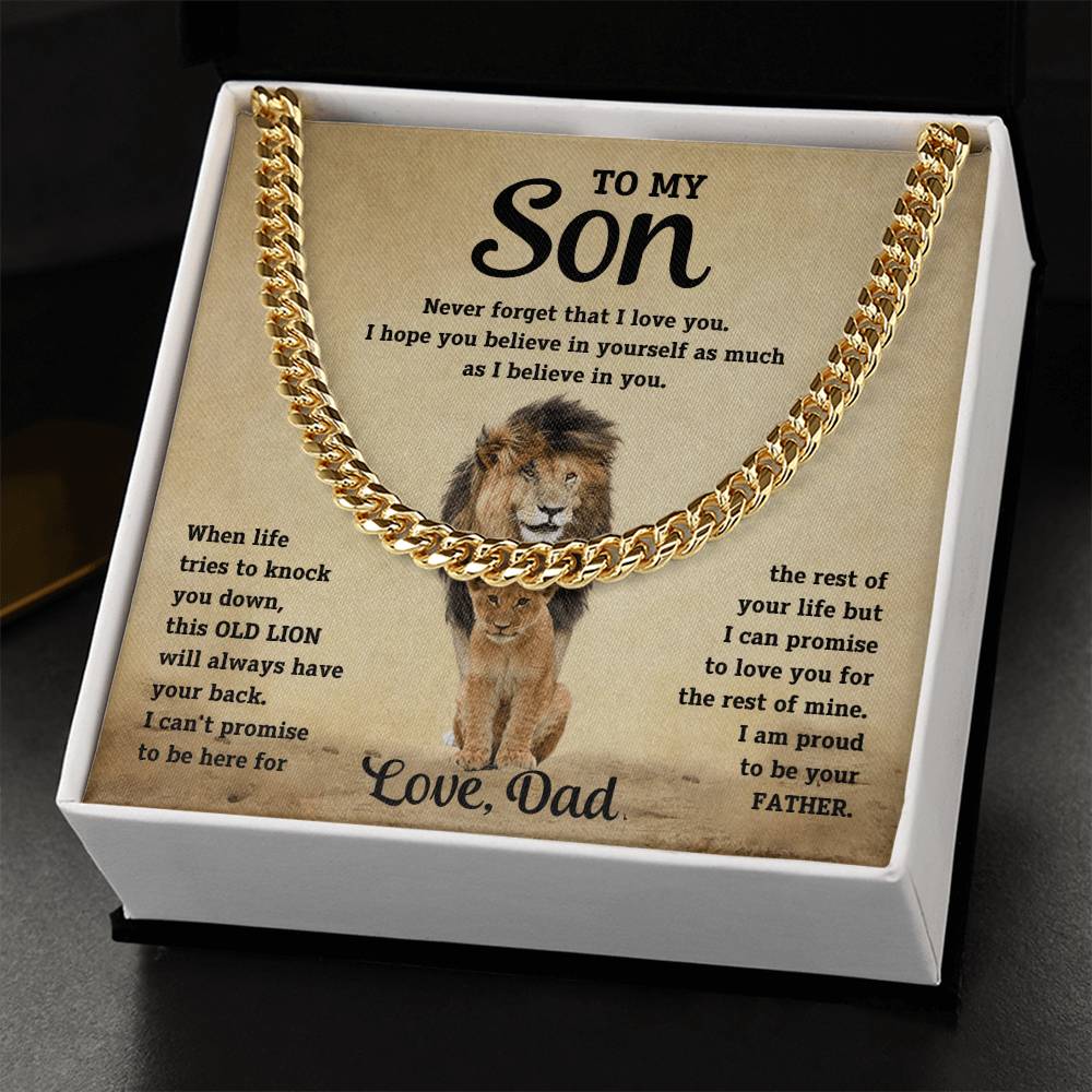 To My Son, Never Forget That I Love You
