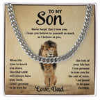 To My Son, Never Forget That I Love You