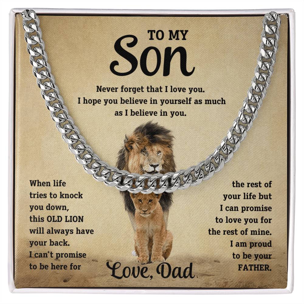 To My Son, Never Forget That I Love You