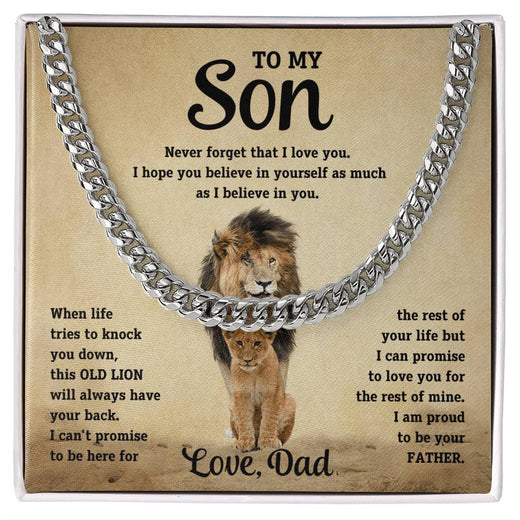 To My Son, Never Forget That I Love You