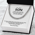 To my Son, You will never lose you either win or learn