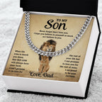 To My Son, Never Forget That I Love You