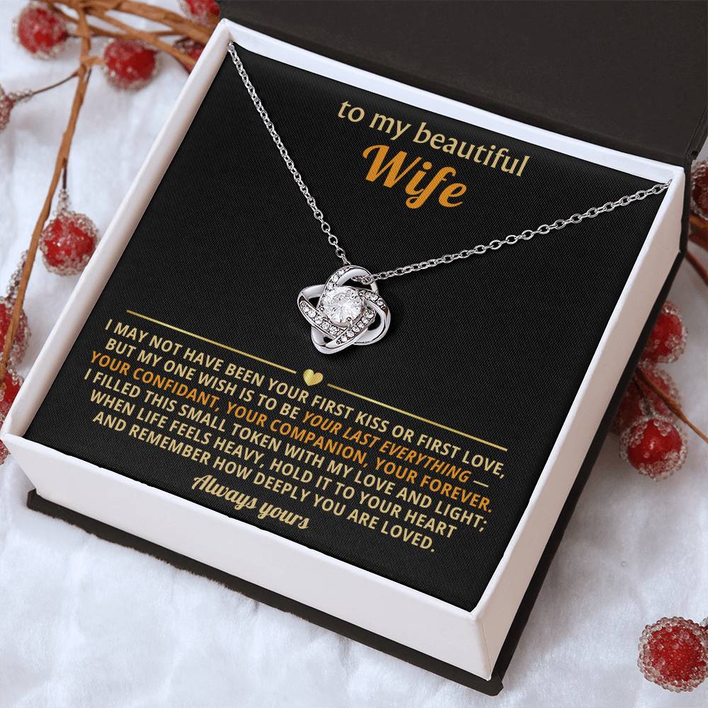To my beautiful Wife,  I filled this small token with my love and light