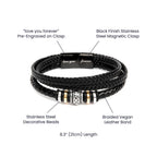 To My Son Stand Tall Bracelet