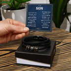 To My Son Skies Bracelet
