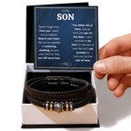 To My Son Skies Bracelet