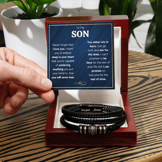 To My Son Skies Bracelet