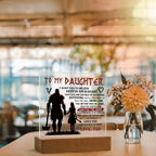 To My Daughter Skies Acrylic Plaque