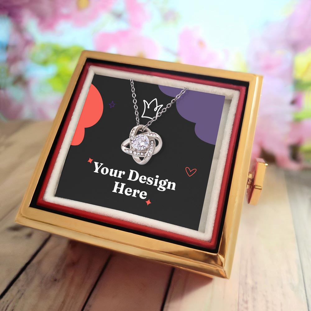 Braver Name - Daughter Birthday Necklace with Rose Box