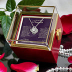 Chapters Cross - Daughter Birthday Necklace with Rose Box