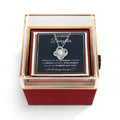 Badass Crown - Daughter Birthday Necklace with Rose Box
