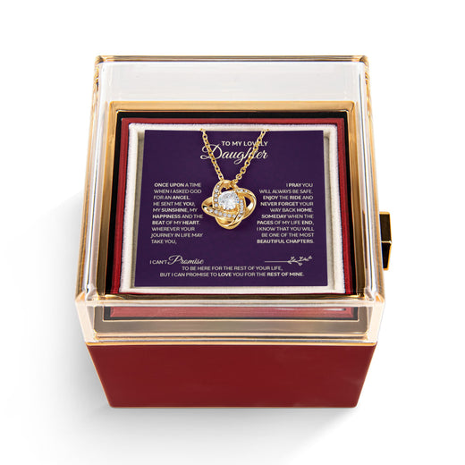 Chapters Cross - Daughter Birthday Necklace with Rose Box